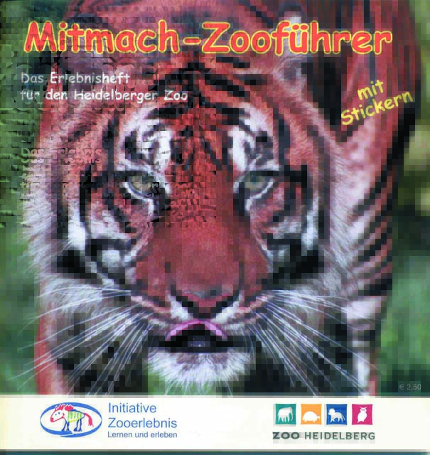 Zoo Heidelberg Mitmach Zooführer Cover